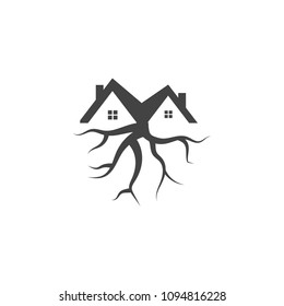 Tree house logo icon graphic template