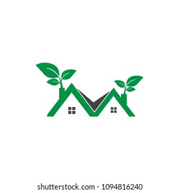 Tree house logo icon graphic template
