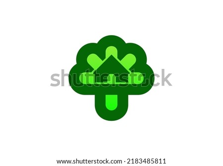 tree House Logo simle abstract design