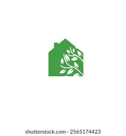 Tree House Logo Vector Art, Icons, and Graphics for Free Download, Green tree house logo, tree house icon