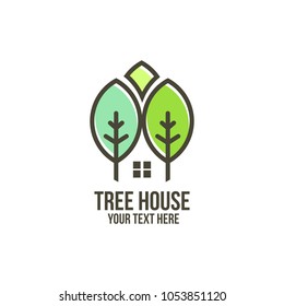 Tree House And Regency Logo Concept