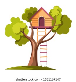 Tree House Drawing For Kids Easy - art-jiggly