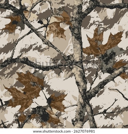 Tree hunting pattern. Camouflage background. Seamless pattern. Digital camouflage. Abstract camo. Forest background. Jungle texture. Real tree hunting camouflage pattern. Vector camo seamless pattern.