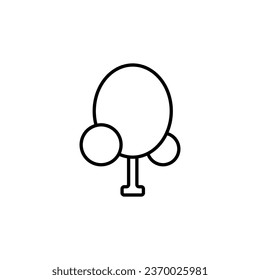 Icono de árbol para aplicaciones, sitios, diseño 