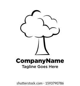 Tree icon. Can use for Environment logo