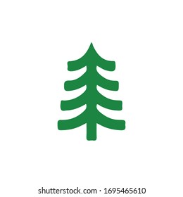 Tree Icon for Christmas and House Decoration