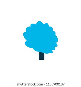 Tree icon colored symbol. Premium quality isolated ecology element in trendy style.