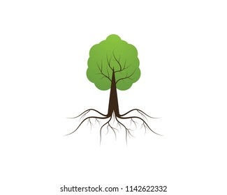 Tree icon concept of a stylized vector illustration

