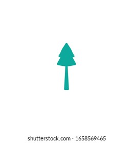 Icono de árbol. Conservación del símbolo de la naturaleza Elemento de diseño del logotipo