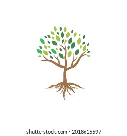 Tree icon design illustration template