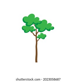 Tree icon design illustration template