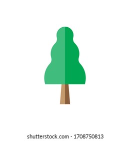 Tree icon design isolated on white background