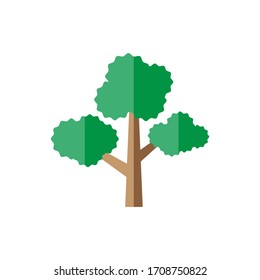 Tree icon design isolated on white background
