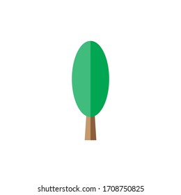 Tree icon design isolated on white background