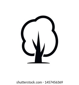 Tree Icon Design symbol for your web site design, logo, app, UI. Vector illustration, EPS10.