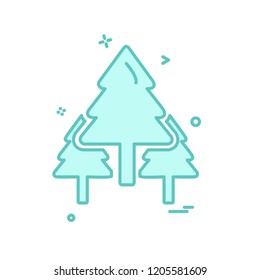 Tree icon design vector