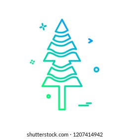 Tree icon design vector