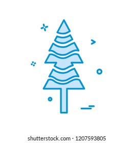 Tree icon design vector