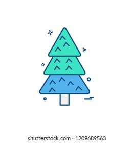 Tree icon design vector