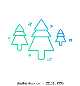 Tree icon design vector