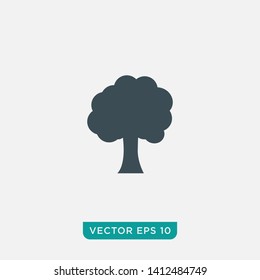 Tree Icon Design, Vector EPS10
