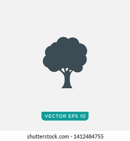 Tree Icon Design, Vector EPS10