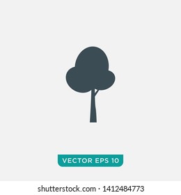 Tree Icon Design, Vector EPS10