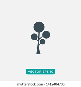 Tree Icon Design, Vector EPS10