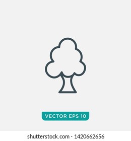 Tree Icon Design, Vector EPS10