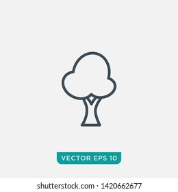 Tree Icon Design, Vector EPS10