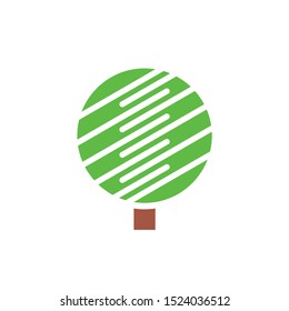 Tree icon design. Vector illustration. 