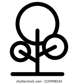 Tree icon design, vector illustration, best used for presentations or web apps