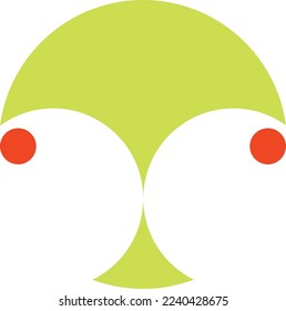 tree icon design. vector symbol art. web icon colorful. icon illustration green. icon business