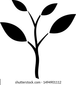 tree icon designed using black