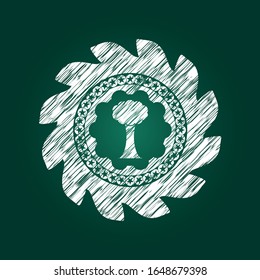 Baumsymbol an der Tafel