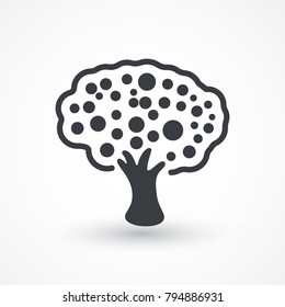 Tree Icon. Ecology, nature, plant icon