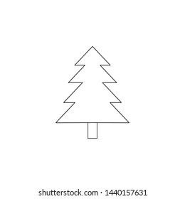 tree icon. Element of camping for mobile concept and web apps icon. Outline, thin line icon for website design and development, app development