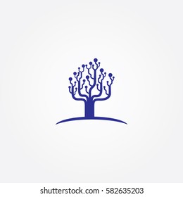 tree icon element logo technology