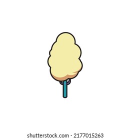 tree icon filled outline style design. tree icon vector illustration. isolated on white background.