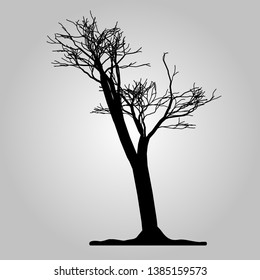 Tree icon. Forest symbol. Flat web sign on white background. Vector eps10