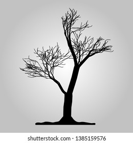 Tree icon. Forest symbol. Flat web sign on white background. Vector eps10