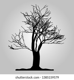 Tree icon. Forest symbol. Flat web sign on white background. Vector eps10
