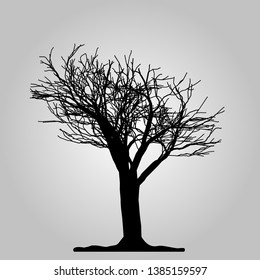 Tree icon. Forest symbol. Flat web sign on white background. Vector eps10