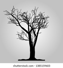 Tree icon. Forest symbol. Flat web sign on white background. Vector eps 10