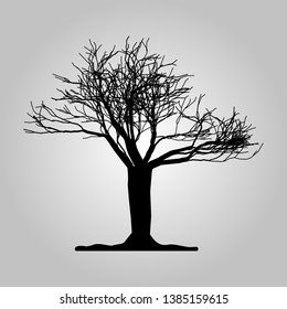 Tree icon. Forest symbol. Flat web sign on white background. Vector eps10