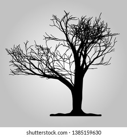 Tree icon. Forest symbol. Flat web sign on white background. Vector eps10