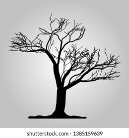 Tree icon. Forest symbol. Flat web sign on white background. Vector eps10