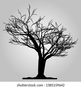 Tree icon. Forest symbol. Flat web sign on white background. Vector eps10