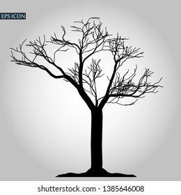 Tree icon. Forest symbol. Flat web sign on white background. Vector eps10