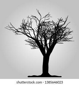 Tree icon. Forest symbol. Flat web sign on white background. Vector eps 10